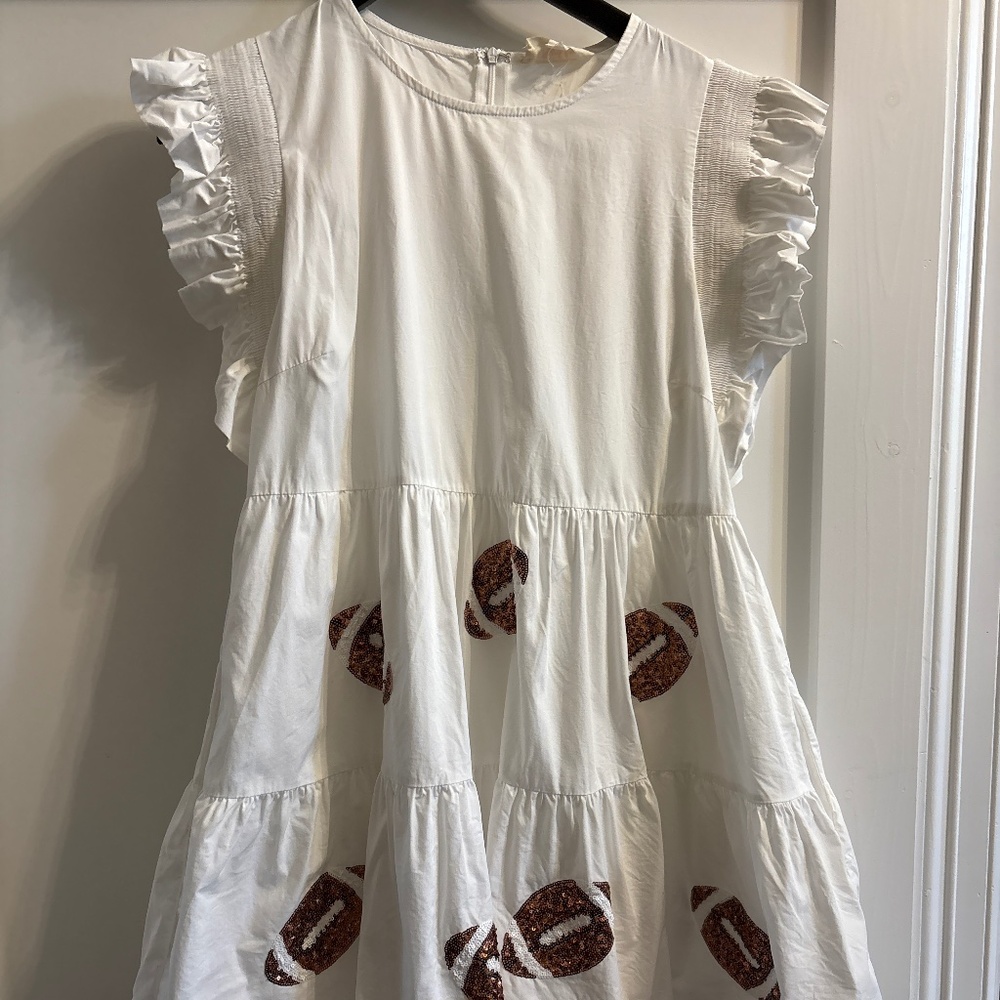 Peach Love Football Dress